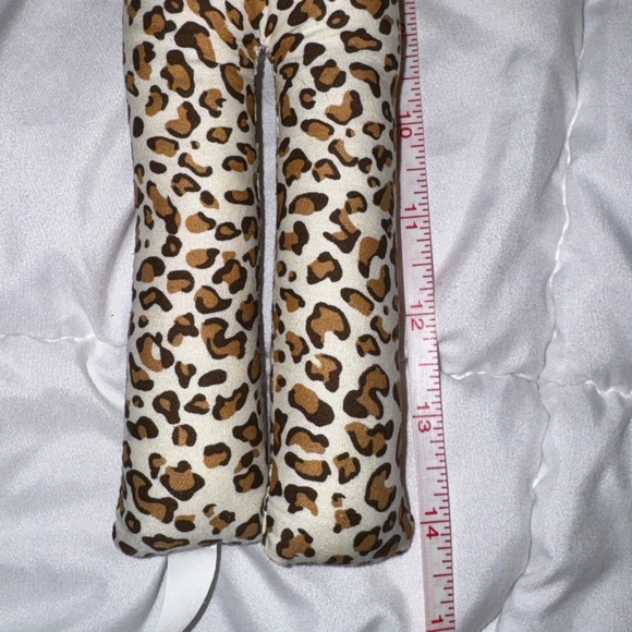 Leopard Print Dammit Doll Plush Red Hair Stress Relief Gag Gift - Picture 5 of 5